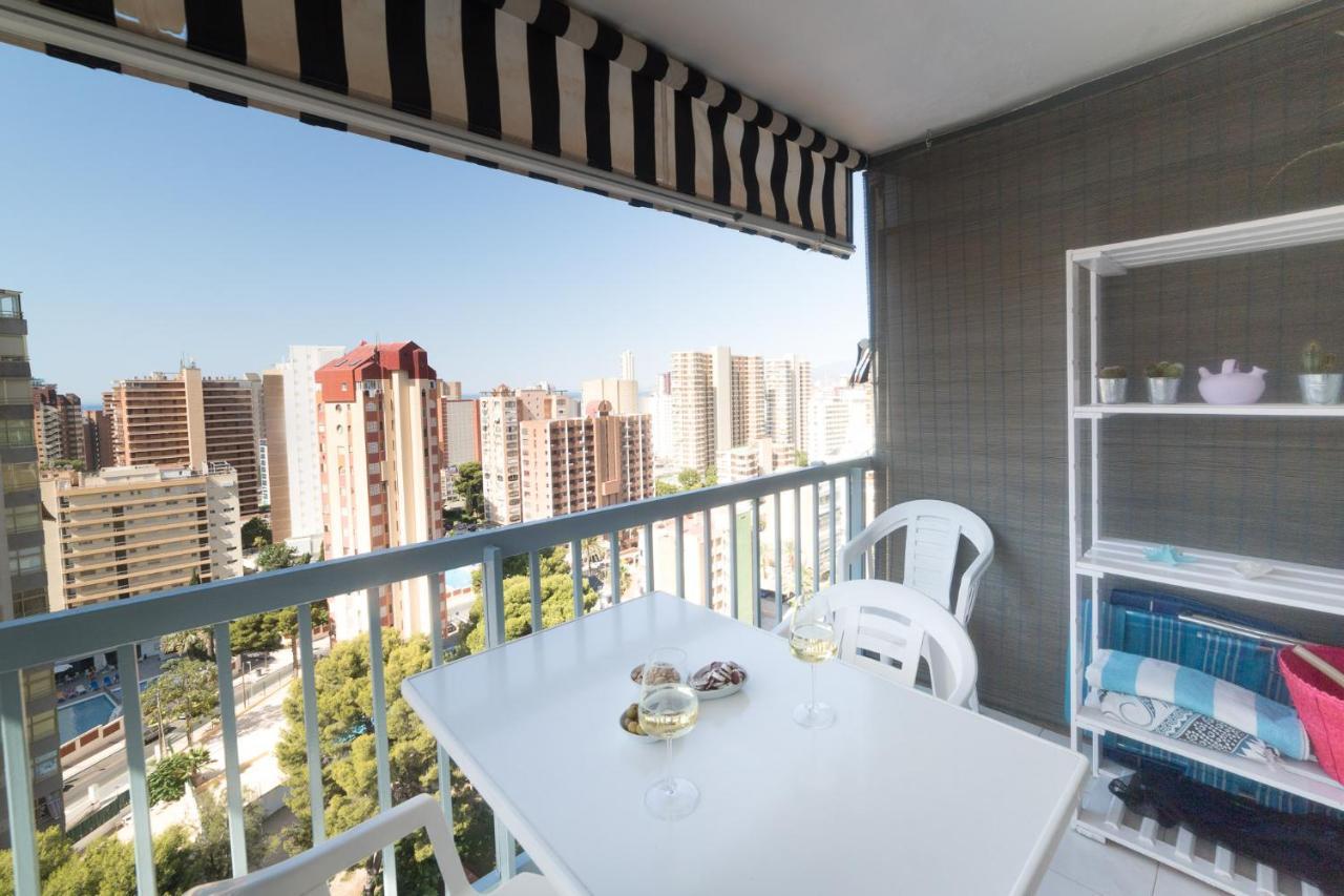 Moonkey - Apto Paris Con Piscina Y Parking Apartment Benidorm Bagian luar foto